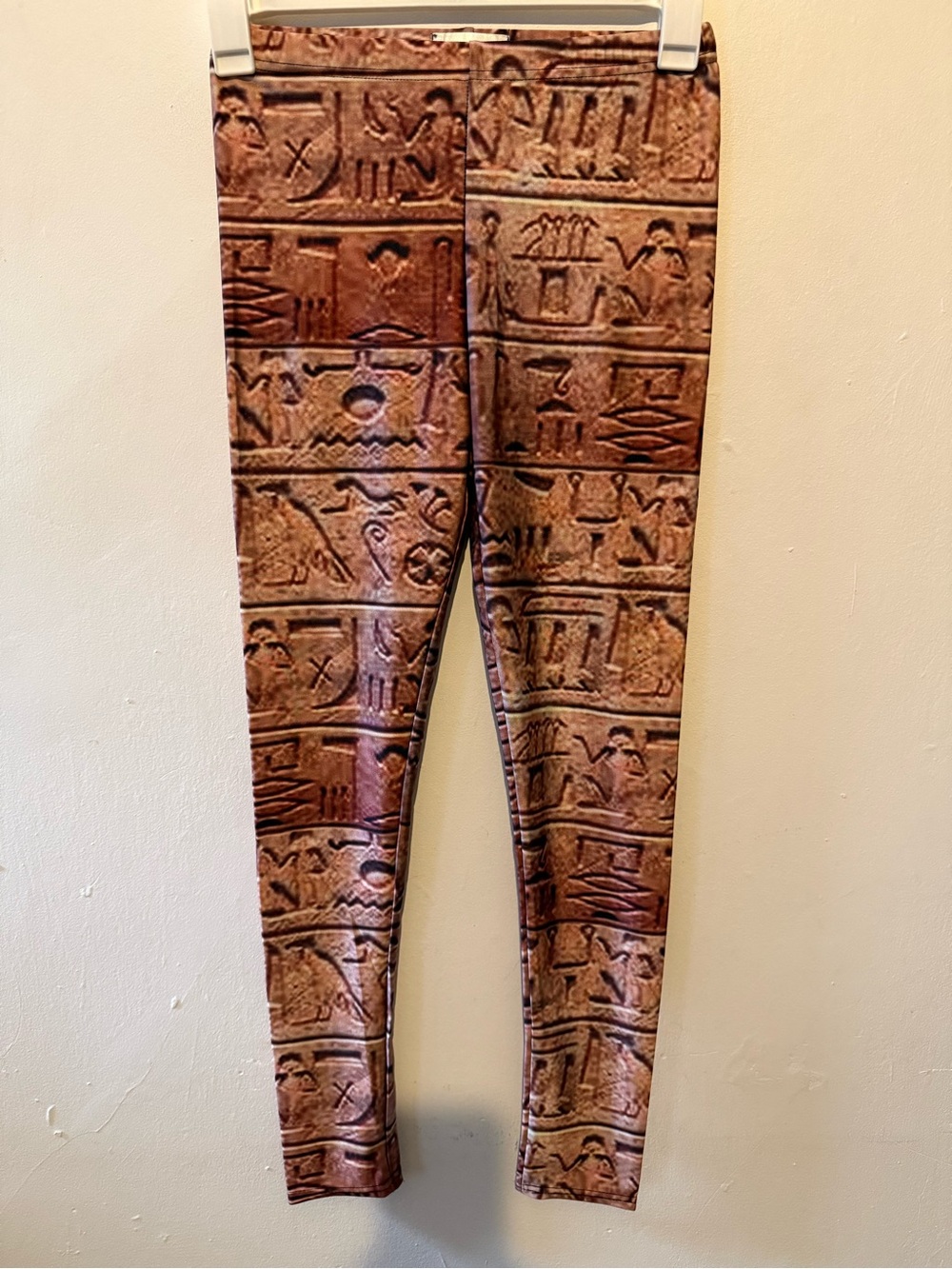 Egyptian Hieroglyph Print Leggings